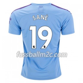 Fußballtrikots Manchester City Sane 19 Heim Trikotsatz 2019-2020